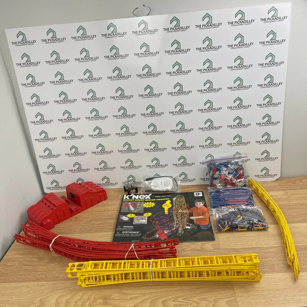 K'NEX Rocket Boost Roller Coaster Motorized Building Set 1108pc
